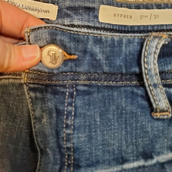 PILCRO and the Letterpress Conservative Jean Shorts - Picture 3 of 11